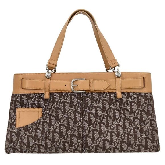 Christian Dior Brown Trotter Tote Handbag BM-1011 - Picture 1 of 10